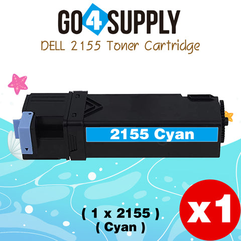 Compatible Dell 2155 Magenta Toner Cartridge Replacement for 2150cn 2150cdn 2155cn 2155cdn Printer