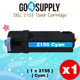 Compatible Dell 2155 Yellow Toner Cartridge Replacement for 2150cn 2150cdn 2155cn 2155cdn Printer