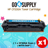 Compatible HP Yellow (WITH CHIP) CF206A W2112A 206A Toner Cartridge Replacement for HP Color LaserJet Pro MFP M283fdw/M283fdn; M255dw/M255nw