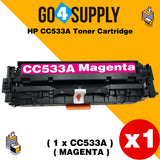 Compatible Magenta HP 533 CC533A 533A Toner Cartridge Used for HP Color laserJet CP2020/ 2024/ 2025/ 2026/ 2027/ 2024n/ 2024dn/ 2025n/ 2025dn/ 2025x/ 2026n/ 2026dn/ 2027n/ 2027dn; CM2320 MFP Series Printer