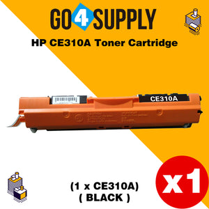 Compatible Black HP 310 CE310A 310A Toner Cartridge Used for HP  Laserjet Pro CP1020/ 1021/ 1022/ 1023/ 1025; CP 1026/ 1027/ 1028nw; 100 M175a/b/c/nw/p/q/R; 200 color MFP M275nw/s/t/u Printer