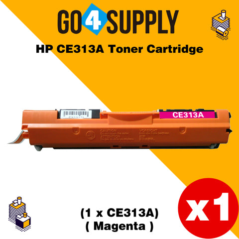 Compatible Magenta HP 313 CE313A 313A Toner Cartridge Used for HP  Laserjet Pro CP1020/ 1021/ 1022/ 1023/ 1025; CP 1026/ 1027/ 1028nw; 100 M175a/b/c/nw/p/q/R; 200 color MFP M275nw/s/t/u Printer