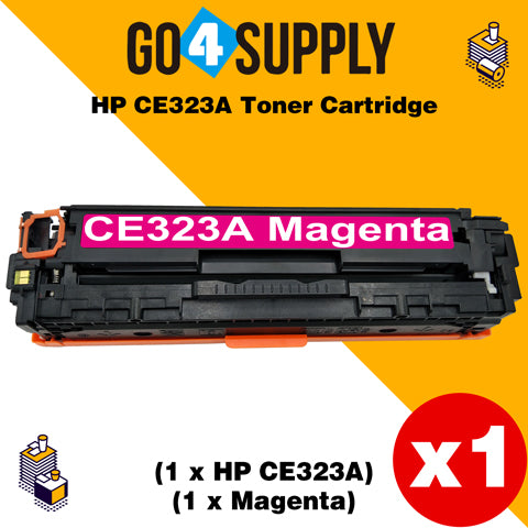 Compatible HP Magenta CE323A Toner Cartridge Used for HP LaserJet CP1521/1522/1523/1525n; Pro CP1525/1526/1527/1528nw; Pro CM1411/1412/1413/1415fn; Pro CM1415/1416/1417/1418fnw Printer