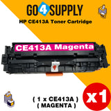 Compatible Magenta HP 413 CE413A 413A Toner Cartridge Used for HP Laserjet Enterprise 300 color M351/ MFP M375nw; 400 color M451nw/M451dn/M451dw/ MFP M475dn/M475dw Printer