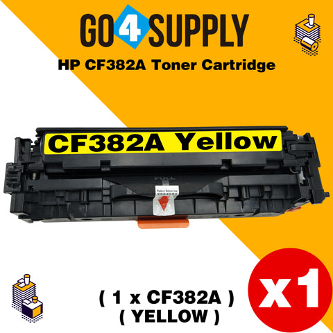 Compatible 3-Color Combo HP CF381A CF382A CF383A Toner Cartridge Used for HP Color laserJet Pro M476dn MFP/M476dw MFP/M476dnw MFP Printer
