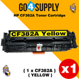 Compatible Yellow HP 382 CF382A 382A Toner Cartridge Used for HP Color laserJet Pro M476dn MFP/M476dw MFP/M476dnw MFP Printer