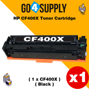 Compatible Black HP 201X CF400X Toner Cartridge Used for HP Color LaserJet Pro M252dn/252n; Color LaserJet Pro MFP M277dw/277n; Color LaserJet Pro MFP M274n Printers
