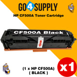 Compatible Yellow HP 502A CF500A 202A Toner Cartridge Used for HP Color LaserJet Pro M254/M254dw/254nw; MFP M281cdw/281fdn/281fdw/280/280nw Printer