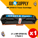 Compatible Yellow HP 502x CF500x 202x Toner Cartridge Used for HP Color LaserJet Pro M254/M254dw/254nw; MFP M281cdw/281fdn/281fdw/280/280nw Printer
