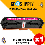 Compatible Magenta HP 503A CF500A 202A Toner Cartridge Used for HP Color LaserJet Pro M254/M254dw/254nw; MFP M281cdw/281fdn/281fdw/280/280nw Printer
