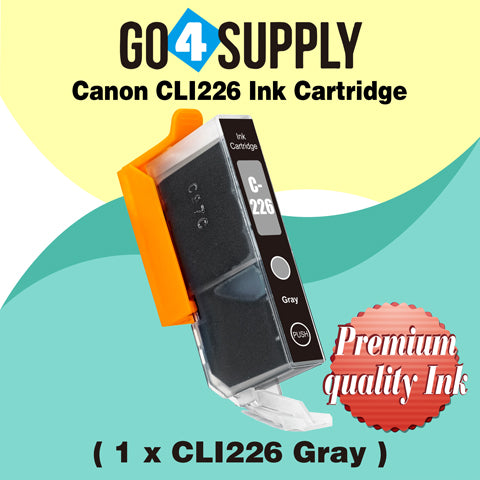 Compatible Included Grey Combo Canon 225/226 PGI225xl CLI226xl PGI-225xl CLI-226xl Ink Cartridge Used for Canon PIXMA MG7720, PIXMA TS8020/9020 Printers