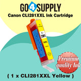 Compatible Yellow Canon CLI281 CLI281XXL CLI-281XXL Ink Cartridge CLI281XL CLI-281XL Used for PIXMA TS702/TR7520/TR8520/TR8620/TS6120/TS6220/TS6320/TS8120/TS8220/TS8320/TS9120/TS9520/TS9521C Printers