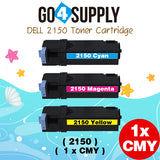 Compatible Dell 2150 Magenta 331-0717 Toner Cartridge Replacement for 2150cn 2150cdn 2155cn 2155cdn 2155 Printer