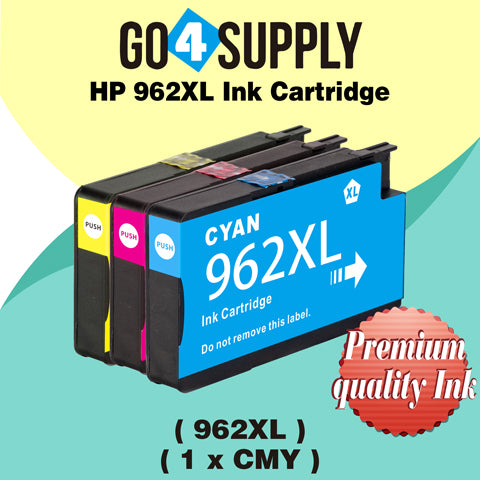 Compatible YELLOW HP 962XL Ink Cartridge Used for OfficeJet Pro 9010/9012/9013/9014/9015/9016/9018/9019/9020/9022/9023/9025/9026/9027/9028/9029
