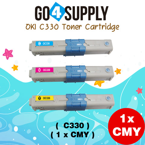Compatible Oki Type C17 C330 Toner Cartridge to use for C330DN C530DN MC361 MC362W MC561 MC562W MFP MC352DN Printers (Black)