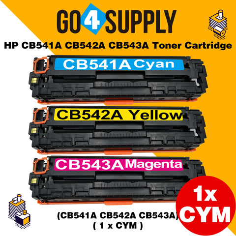 Compatible 3-Color Set HP CB540A CB541A CB542A CB543A Toner Cartridge Used for HP Color laserJet CM1300MFP/ CM1312MFP Series/ CM1312cb /eb/wb/ci/ei/wi/nfi MFP Printer