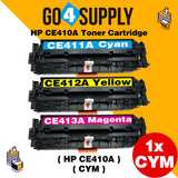 Compatible 3-Color Combo HP CE411A CE412A CE413A Toner Cartridge Used for HP Laserjet Enterprise 300 color M351/ MFP M375nw; 400 color M451nw/M451dn/M451dw/ MFP M475dn/M475dw Printer