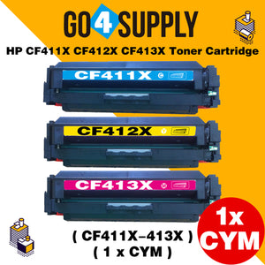 Compatible 3-Color Combo HP 410X CF410X CF411X CF412X CF413X Toner Cartridge Used for Color LaserJet Pro M452dw/452dn/452nw, Color LaserJet Pro MFPM477fnw/M477fdn/M477fdw, Color LaserJet Pro MFP M377dw Printers