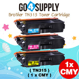 Compatible Combo Set Brother TN-315 TN315 (BCMY) Toner Cartridge Used for Brother HL-4140CN HL-4150CDN HL-4570CDWT HL-4570CDW MFC-9460CDN MFC-9560CDW DCP-9055CDN DCP-9270CDN Printers