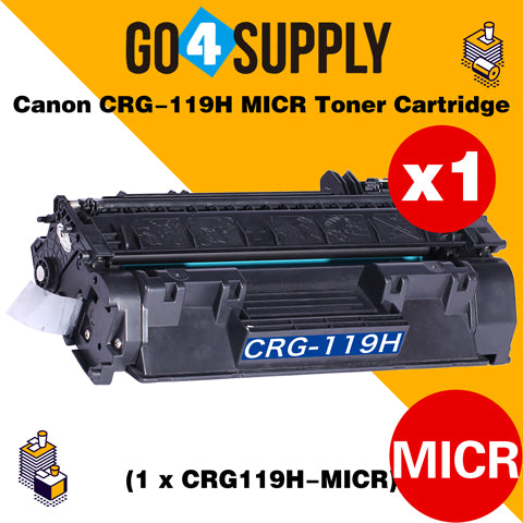 Compatible (High Page Yield) MICR Toner Cartridge Replacement for Canon 119H CRG119H CRG-119H