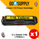 Compatible Yellow Canon 116 CRG-116 CRG116 Toner Cartridge Used for Canon i-SENSYS LBP-7010C/7016C/7018C; LBP 5050/5050n/iC MF 8080cw; MF8010/8030/8040/8050cn; LBP 7110Cw/7100Cn; iC MF8280Cw/MF6680DN; MF8210/8230/8250Cn; MF628Cw/626Cn; MF623Cn/621Cn