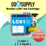 Compatible Cyan Brother 61xl LC61 LC61XL Ink Cartridge Used for MFC-250C/255CW/257CW/290C/295CN/490CW/495CW/615W/790CW/795CW/990CW/5490CN/5490CW/5890CN/5895CW/6490CW/6890CDW,MFC-J220/J265w/J270w/J410/J410w/J415W/J615W/J630W Printer