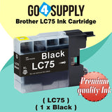 Compatible Black Brother 75xl LC75 LC75XL Ink Cartridge Used for MFC-J432W/J430W/J6910DW/J6710DW/J5910DW/J6510DW/J435W/J835DW/J280W/J425W; DCP-J525N/J540N/J740N/J925N/J525W/J725DW/J925DW/J940N-B/J940N-W Printer