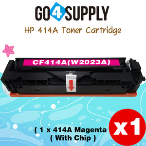 Compatible HP Magenta W2023A CF414A (WITH CHIP) Toner Cartridge Used for Color LaserJet Pro M454dn/M454dw; MFP M479dw/M479fdn/M479fdw/M454nw; Enterprise M455dn/ MFP M480f/ MFP M480f; Color LaserJet Managed E45028