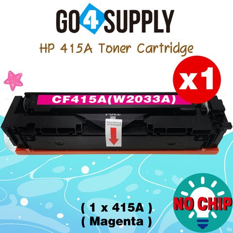Compatible HP Cyan W2031A CF415A (NO CHIP) Toner Cartridge Used for Color LaserJet Pro M454dn/M454dw; MFP M479dw/M479fdn/M479fdw/M454nw; Enterprise M455dn/MFP M480f; Color LaserJet Managed E45028