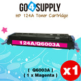 Compatible HP 124A Q6003A Q6000A Magenta Toner Cartridge to use for Color Laser Jet 1600 2600n 2605dn 2605dtn CM1015mfp CM1017mfp Printers