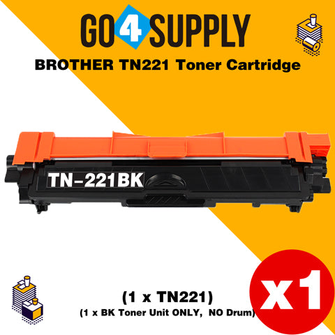 Compatible Black Brother TN221 TN-221 Toner Unit Used for Brother HL-3140CW/ HL-3142CW/ HL-3150CDW/ HL-3152CDW/ HL-3170CDW/ HL-3172CDW/ MFC-9130CW/ MFC-9140CDN/ MFC-9330CDW/ MFC-9340CDW; DCP-9020CDW Printer