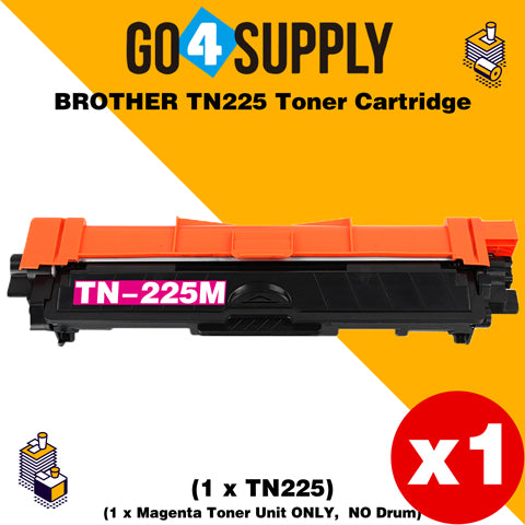 Compatible Magenta Brother TN225 TN-225 Toner Unit Used for Brother HL-3140CW/ HL-3142CW/ HL-3150CDW/ HL-3152CDW/ HL-3170CDW/ HL-3172CDW/ MFC-9130CW/ MFC-9140CDN/ MFC-9330CDW/ MFC-9340CDW; DCP-9020CDW Printer