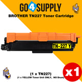 Compatible (Toner Only) Yellow Brother 227 TN227 TN-227 Toner Unit Used for Brother HL-L3210CW/L3230CDW/L3710CDW/L3270CDW/L3290CDW; DCP-L3510CDW/L3550CDW/L3551CDW; MFC-L3710CW/3730CDW/L3750CDW/L3770CDW/L3745CDW Printer