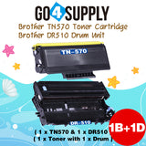 Compatible Combo Set (Drum + Toner) TN570 TN-570 Toner Cartridge with DR510 DR-510 Drum Unit Used for Brother HL1030/1435/1230/1440/1240/1450/1250/1470n; MFC8500/8600/8700; DCP1200/1400 Printer