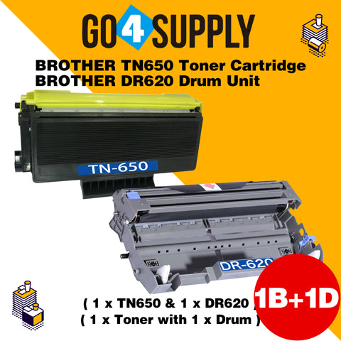 Compatible Combo Brother TN650 TN-650 Toner Unit with DR620 DR-620 Drum Unit Used for BrotherHL5240/5250DN/5250DNT/5340/5350/5380/5270/5280DW  MFC8460N/8860DN; DCP8060/8065DN/MF8870/8670 Printer