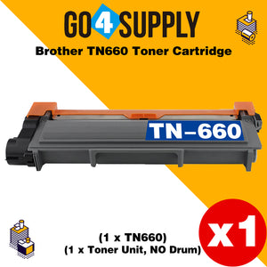 Compatible Brother TN660 TN-660 Toner Unit Used for Brother DCP-L2500D/L2520DW/L2540DN/L2520D/L2540DW/L2560DW/L2500DR/L2520DWR/L2540DNR/L2560DWR; MFC-L2700D/L2700DW/L2720DW/L2740DW/L2740DWR/L2720DWR/L2700DWR Printer