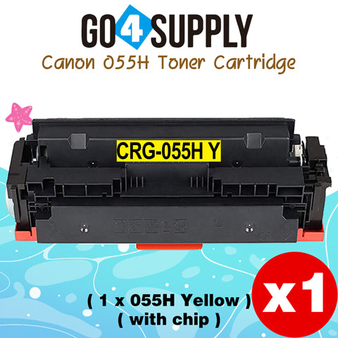 Compatible CANON (High-Yield Page) Magenta CRG055H (WITH CHIP) CRG-055H Toner Cartridge Used for Canon i-SENSYS MF741Cdw; i-SENSYS MF745Cdw;  i-SENSYS MG743Cx