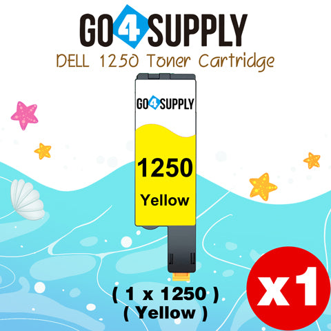 Compatible Cyan Dell 1250/C5GC3 Toner Cartridge Replacement for Dell 331-0777 Used for 1250c 1350cnw 1355cn 1355cnw C1760nw C1765nf Printer