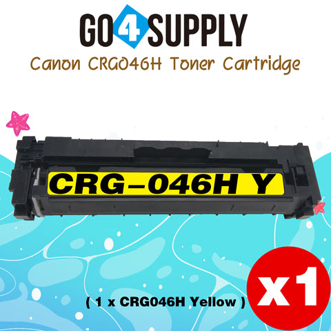 Compatible (High-Yield) Yellow CANON CRG046H Toner Cartridge Used for Color imageCLASS LBP654Cdw/MF735Cdw/MF731Cdw/MF733Cdw, Color i-SENSYS LBP654Cx/653Cdw/MF732Cdw/734Cdw/735Cx; Satera MF731Cdw/LBP654C/LBP652C/LBP651C/MF735Cdw/MF733Cdw