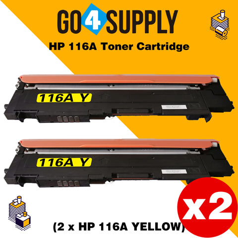 Compatible Yellow HP 116A W2062A Toner Cartridge Used for HP Color Laser MFP 179fnw/ 178nw; Color Laser 150a/ 150w/ 150nw Printer