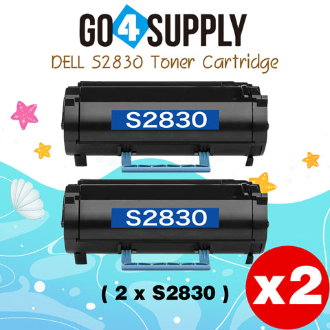 Compatible (3,000 Yield) Dell 2830 593-BBYO Toner Cartridge Replacement for S2830dn Printer