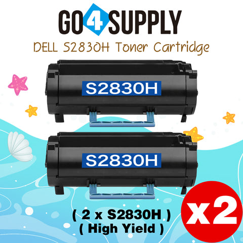 Compatible (8,500 Yield) Dell 2830 593-BBYP Toner Cartridge Replacement for S2830dn Printer