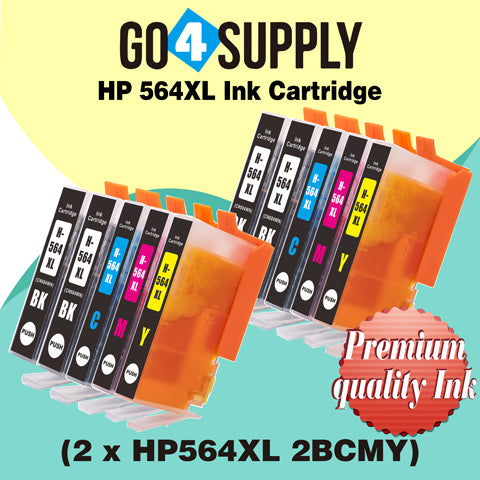Compatible Set Combo HP 564xl Ink Cartridge Used for Photosmart D5445/D5460/D5463/D5468/C5324/C5370/C5373/C5380/C5383/C5388/C5390/C5393/C6340/C6350/C6380/C6375/B8550/C6324/D5400/D7560 Printer