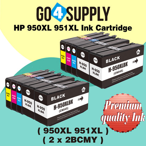 Compatible Set Combo HP 950xl 951xl Ink Cartridge Used for HP Officejet Pro 251dw/276dw/8100/8600/8610/8620/8630/8640/8650/8660/8615/8616/8625 Printer