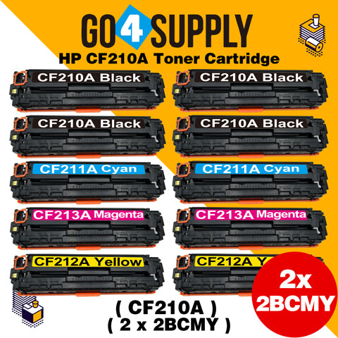 Compatible Set for HP CF210A Toner Cartridge Used for HP LaserJet Pro 200 color M251n/ 251nw/ 251MFP/ M276n/nw Printer