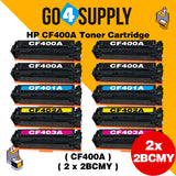 Compatible Set Combo HP 201A CF400A CF401A CF402A CF403A Toner Cartridge Used for HP Color LaserJet Pro M252dn/252n; Color LaserJet Pro MFP M277dw/277n; Color LaserJet Pro MFP M274n Printers