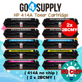 Compatible HP CF414A (NO CHIP) W2020A W2021A W2022A W2023A Set Combo Toner Cartridge Used for Color LaserJet Pro M454dn/M454dw; MFP M479dw/M479fdn/M479fdw/M454nw; Enterprise M455dn/ MFP M480f/ MFP M480f; Color LaserJet Managed E45028