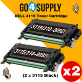 Compatible Black Dell 3115 Toner Cartridge Replacement for 310-8092 Used for Dell 3110cn, 3115cn, 3110, 3115 Print