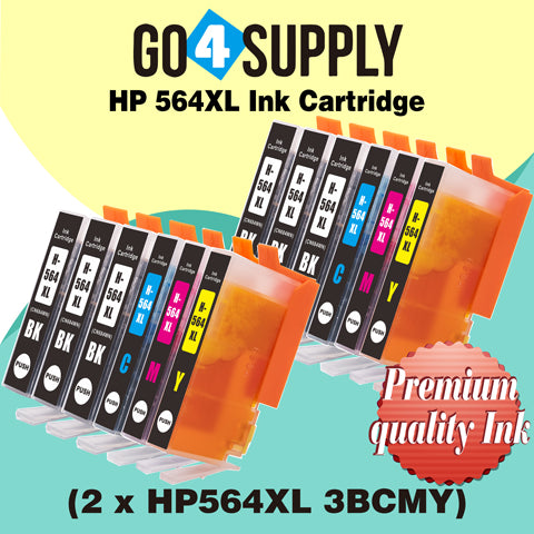 Compatible Set Combo HP 564xl Ink Cartridge Used for Photosmart Plus B209a/ B210a/B210b/B210c/B210d/B210e/Officejet 4610/4620 Printer