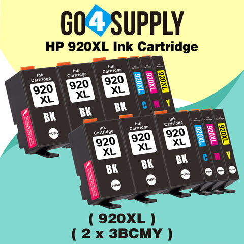 Compatible Set HP 920xl (BCMY) Ink Cartridge Used for HP Officejet 6000 /6500 /6500 Wireless/6500A /7000/7500/7500A Printers